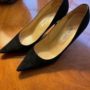 Jimmy Choo Romy Pump Black Suede size 40